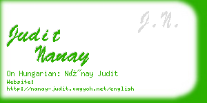 judit nanay business card
